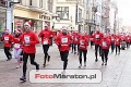 Bieg Świętych Mikołajów na otwarciu nowego mostu w Toruniu