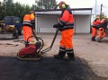 Naprawa nawierzchni asfaltowych na giełdzie